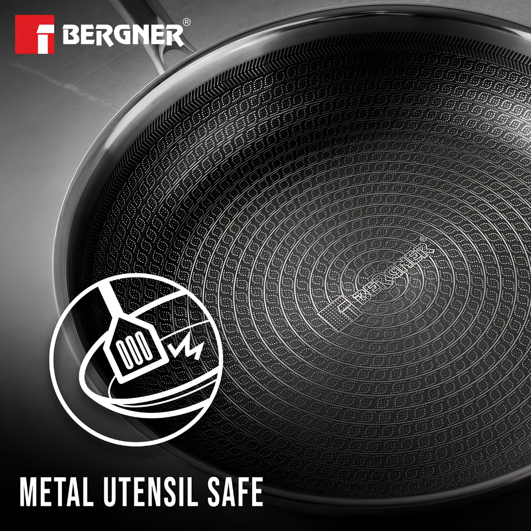 Bergner Hi-Tech Prism Fry Pan (28 cm)