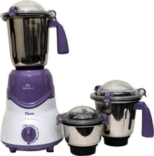 Bajaj Trio JX3 Mixer Grinder, White (600W)