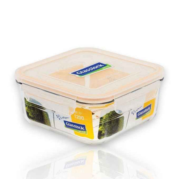 Glasslock Classic Square Glass Container (1200 ml)