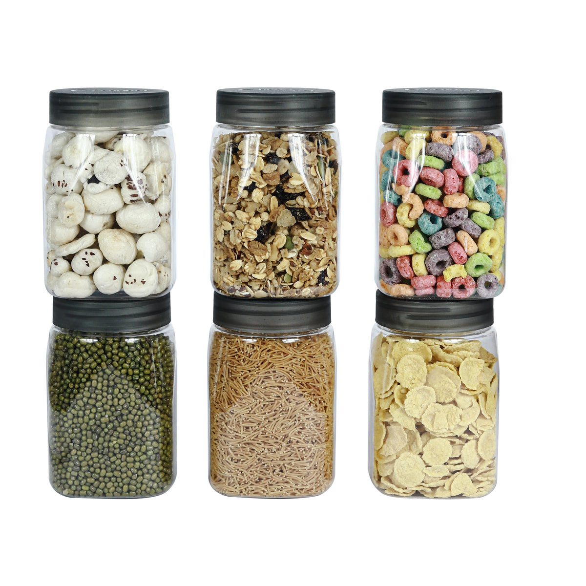 Pearlpet Space Saver, Set of 3 (Black) (400 g)