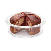 Borosil Round Cake Dish Easy Grip (1.4 L)