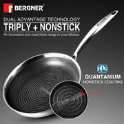 Bergner Hi-Tech Prism Fry Pan (28 cm)