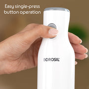Borosil SmartBlend HB04 Hand Blender, White (300W)