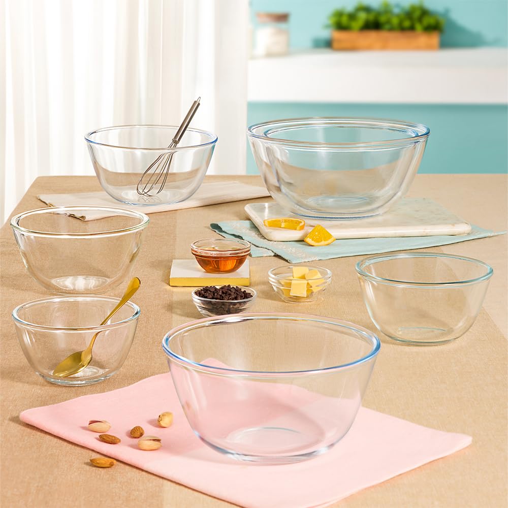 Borosil Mixing Bowl with Lid (500 ml)