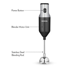 Borosil Masterblend WB32 Hand Blender, Black (250W)