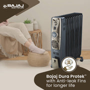 Bajaj Majesty RH 11F Plus Oil-filled Room Heater (2500W)