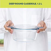 Borosil Deep Round Casserole (1.2 L)