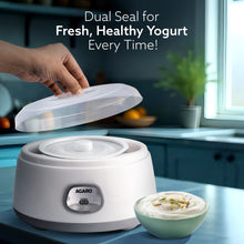 AGARO Classic Portable Yogurt Maker, Grey & White (1.2L)