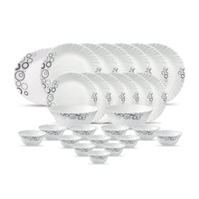 La Opala Diva Classique Misty Drops Opalware Dinner Set (27 Pieces)