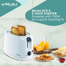 Bajaj ATX4 Pop-up Toaster, White (750W)