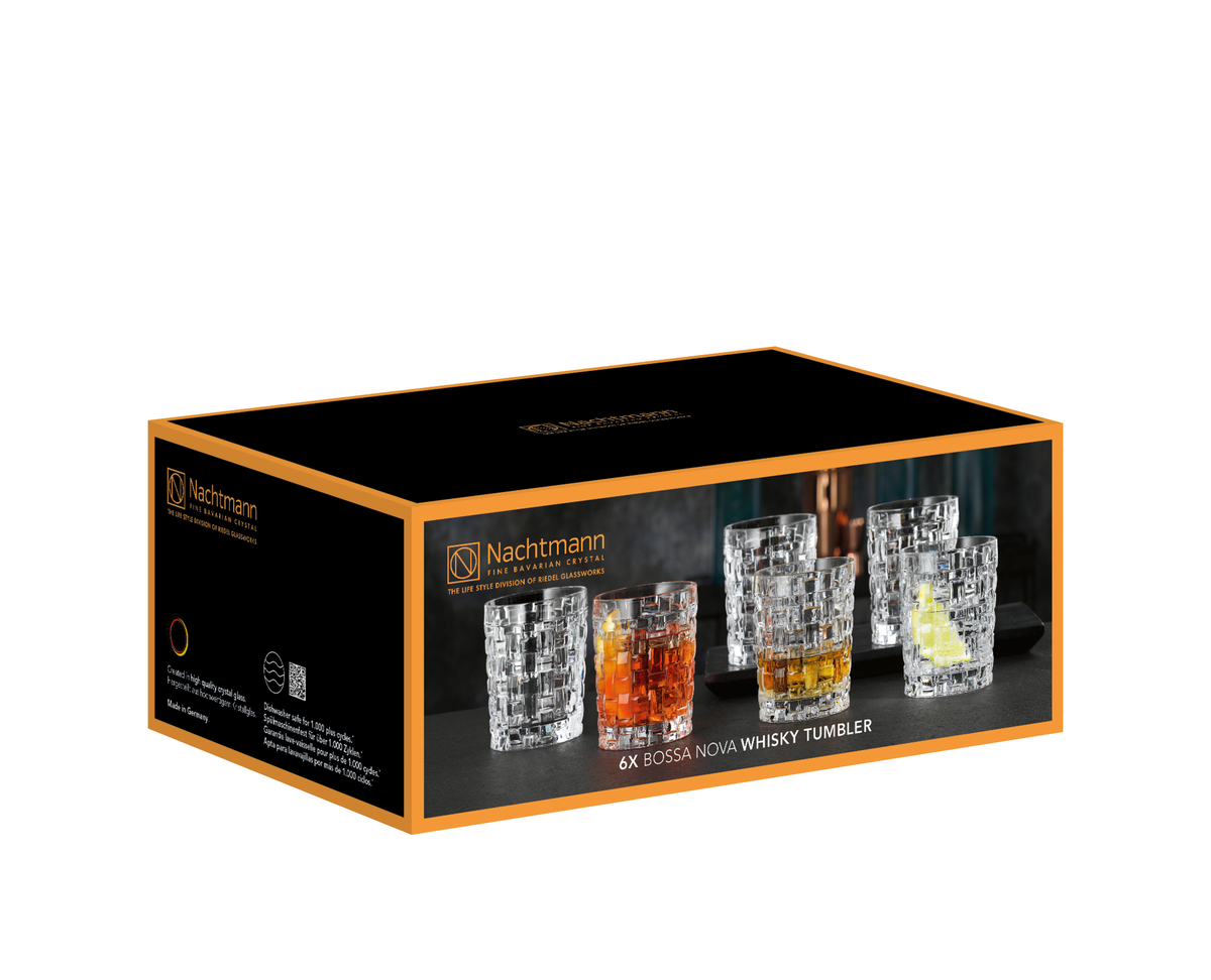 Nachtmann Bossa Nova Whisky Tumbler, Set of 6