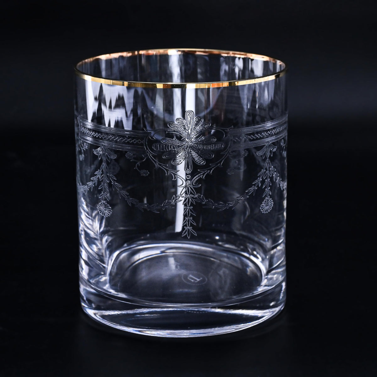 RONA Panto Gold-Rim Whisky Glass, Set of 4 (430 ml)