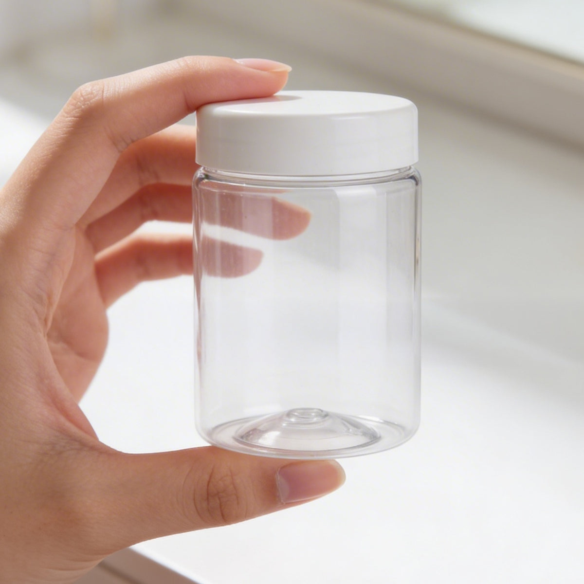 Pearlpet Round Dibbi Jar, Set of 3 (300 ml)