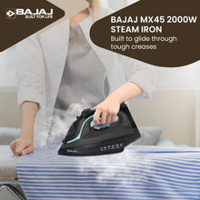 Bajaj MX45 Steam Iron, Black/Grey (2000W)