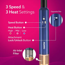 AGARO Imperial Multifunctional 6-in-1 Hair Styler, Blue (1200W)
