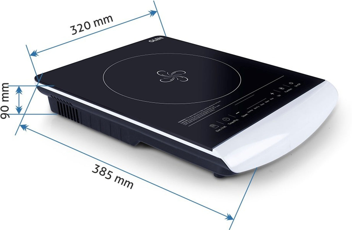 Glen GL 3074 Induction Cooker, White (2000W)