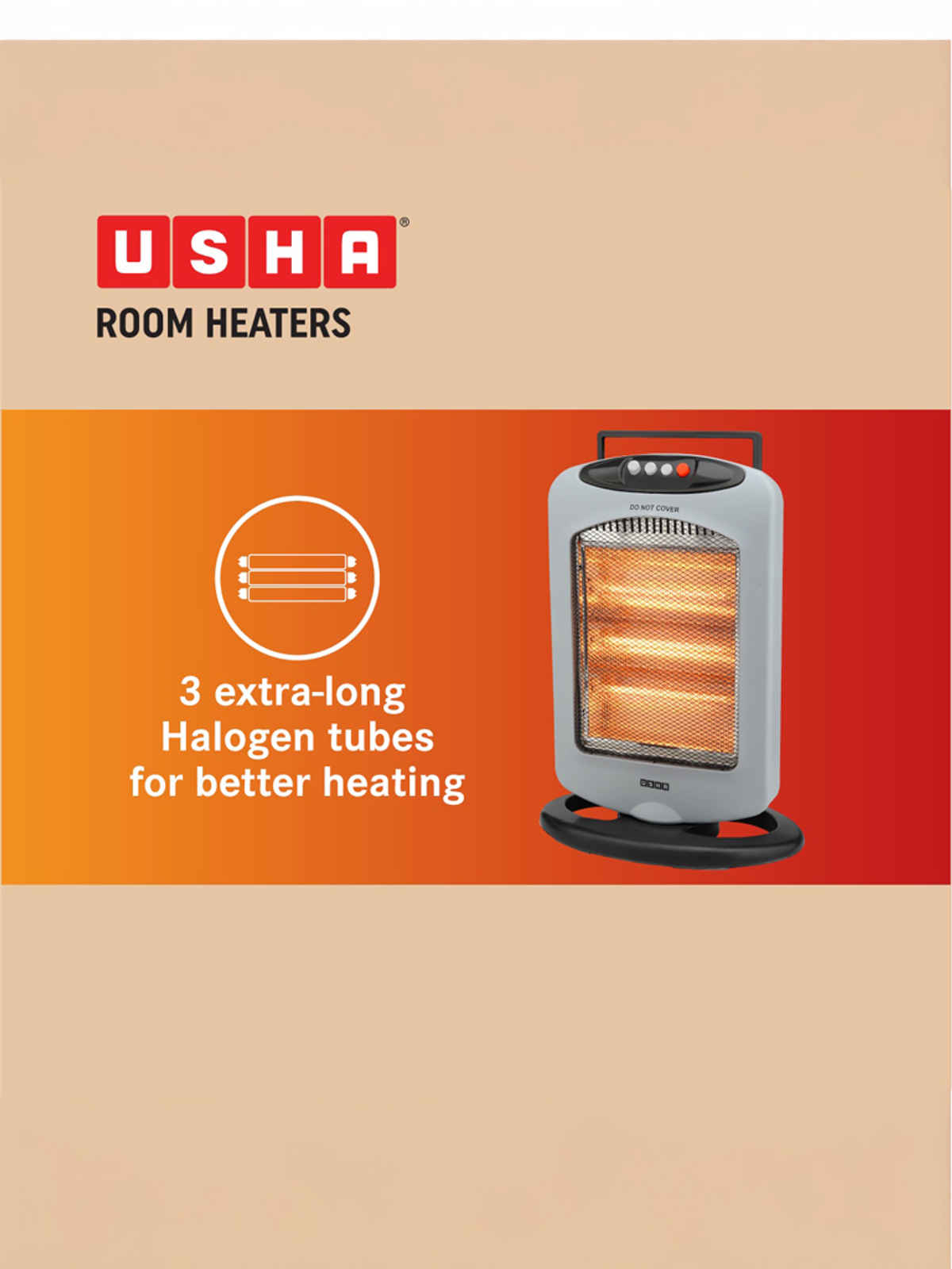Usha HH 4003 Halogen Heater (1200W)
