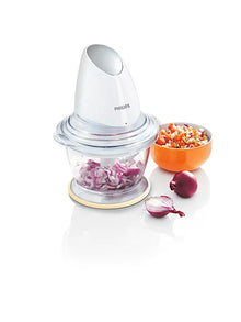 Philips HR1396/00 Chopper, White & Silver (1L, 500W)