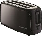 Morphy Richards AT 402 Pop-Up Toaster, Black (4-Slice, 1450W)