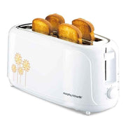 Morphy Richards AT 402 Pop-Up Toaster, White (4-Slice, 1450W)