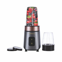 Pringle NB105 Nutri Blender with 2 Jars, Black & Silver (600W)