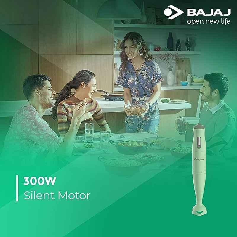 Bajaj HB 20 Silent Hand Blender, Green (300W)