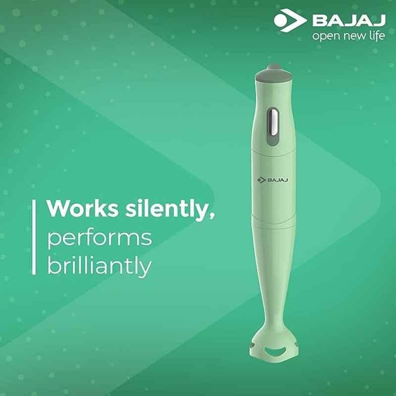 Bajaj HB 20 Silent Hand Blender, Green (300W)
