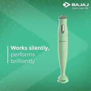 Bajaj HB 20 Silent Hand Blender, Green (300W)