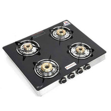 Wonderchef Zest Glass Top Gas Stove (4 Burner)