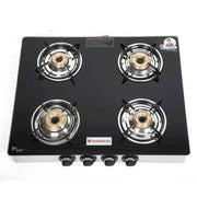 Wonderchef Zest Glass Top Gas Stove (4 Burner)