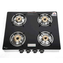 Wonderchef Zest Glass Top Gas Stove (4 Burner)