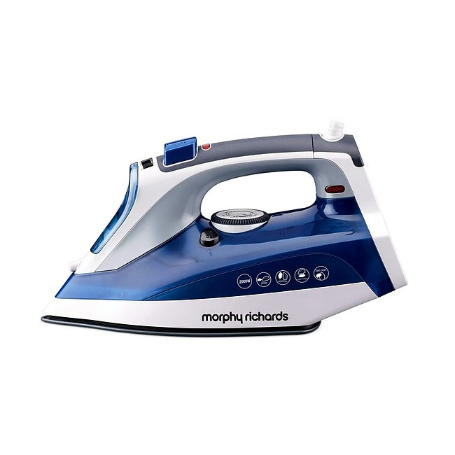 Morphy Richards Super Glide Steam Iron, Blue & White (2000W)