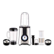 Morphy Richards 4-in-1 BlendMaster, Black & Silver (4 Jars, 400W)