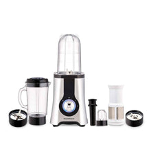 Morphy Richards 4-in-1 BlendMaster, Black & Silver (4 Jars, 400W)