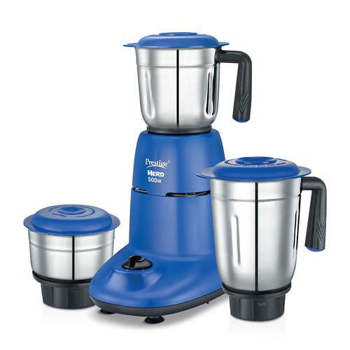 Prestige Hero Mixer Grinder (White) (550W)