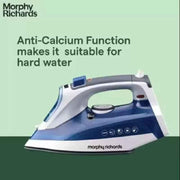 Morphy Richards Super Glide Steam Iron, Blue & White (2000W)