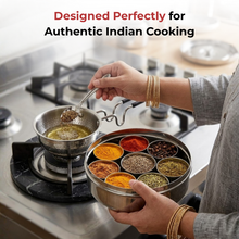 Vinod Stainless Steel Masala Dabba No. 11 (7.5 Inch)