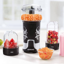 Borosil NutriFresh NB03 Blender, Grinder & Mincer, Black (400W)