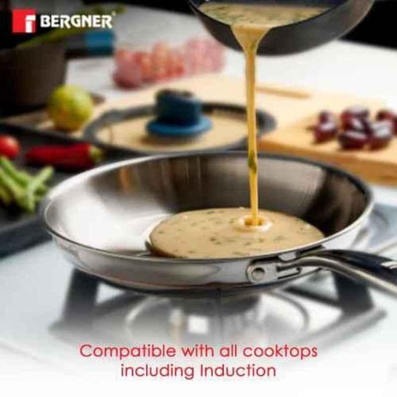 Bergner Argent 5CX Fry Pan, 5-Ply (24 cm)