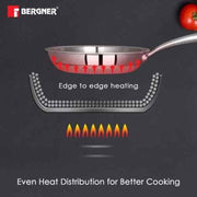 Bergner Argent 5CX Fry Pan, 5-Ply (24 cm)