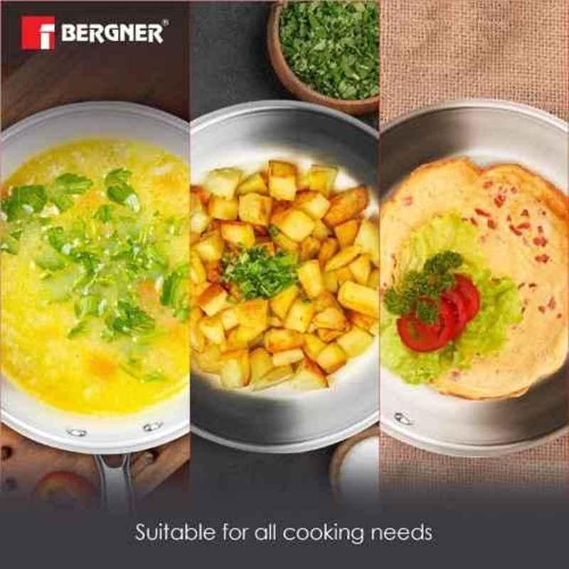 Bergner Argent 5CX Fry Pan, 5-Ply (24 cm)