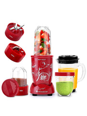 Wonderchef Nutri-Blend Blender & Grinder, Red (500W)
