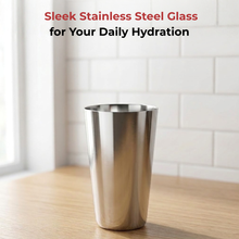 Vinod Alfa Stainless Steel Glass Set of 6 (300ml)