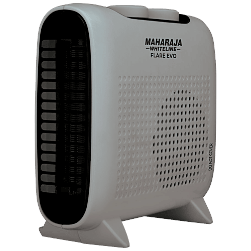 Maharaja Whiteline Flare Evo Room Heater, Grey & Black (2000W)