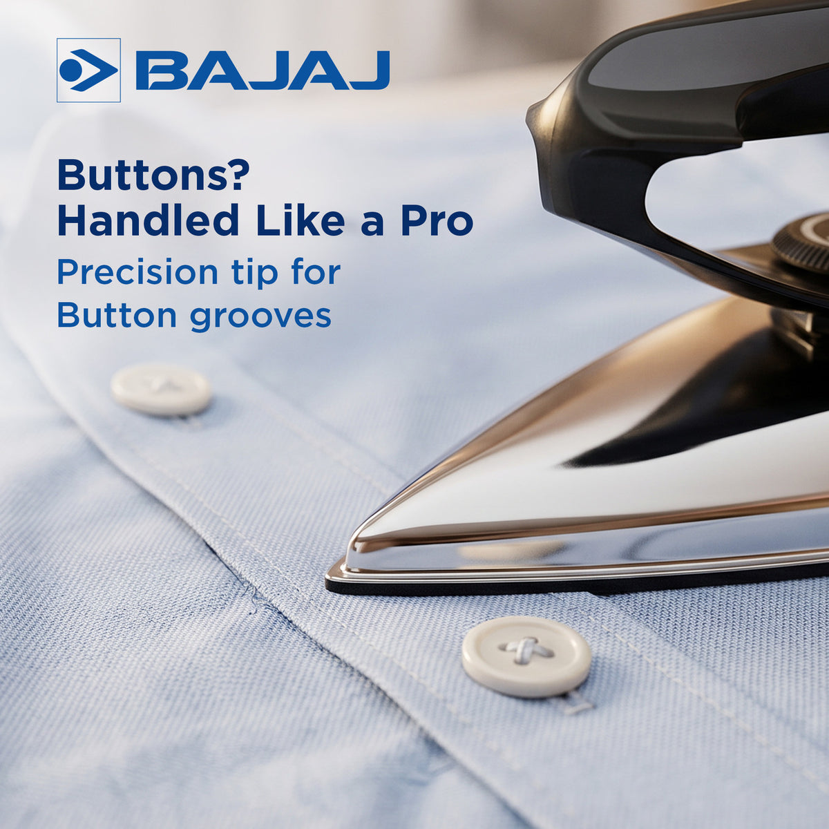 Bajaj DX2 Dry Iron, Black (660W)