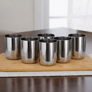 Vinod Stainless Steel Juicee Glass Set of 6 (300ml)