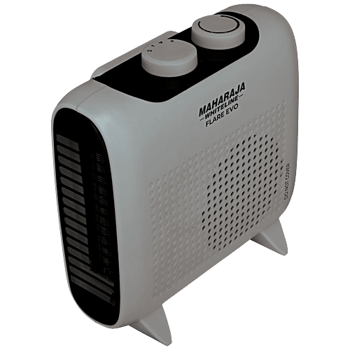Maharaja Whiteline Flare Evo Room Heater, Grey & Black (2000W)