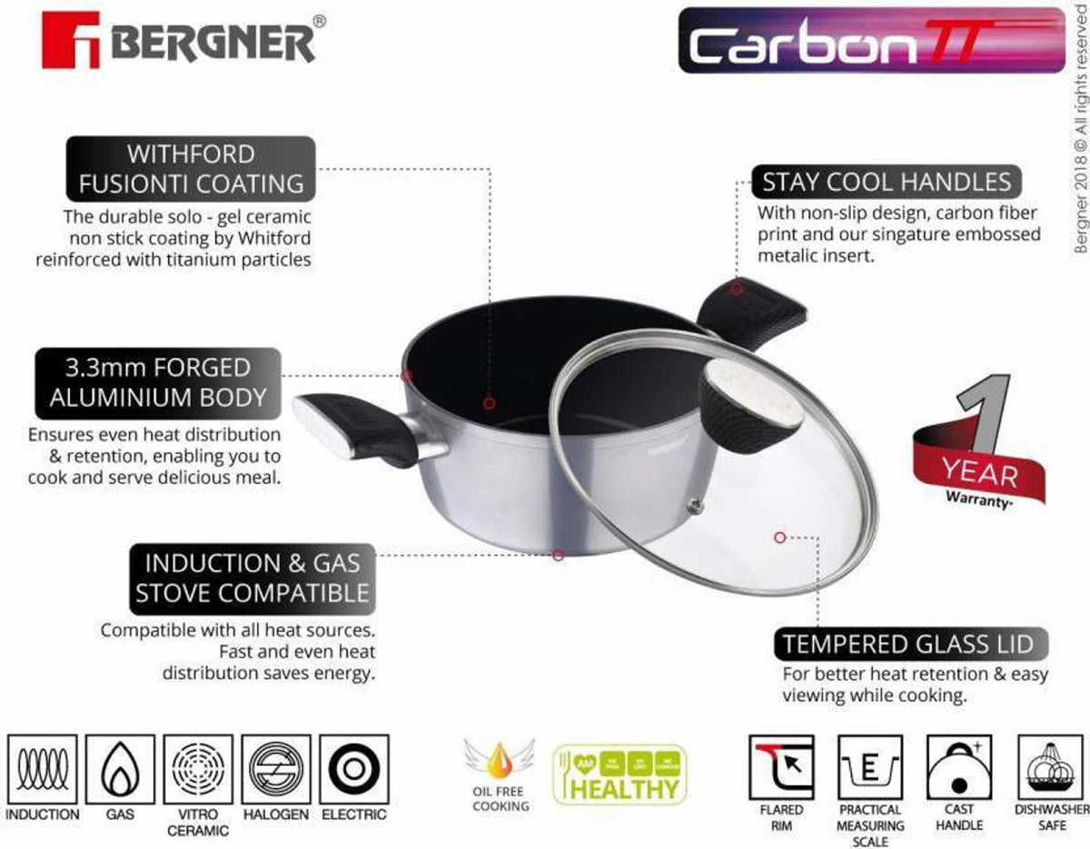 Bergner Carbon TT Casserole (24 cm)