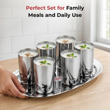 Vinod Stainless Steel Juicee Glass Set of 6 (300ml)