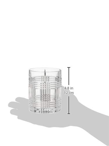 Nachtmann Check Whisky Tumbler, Set of 6